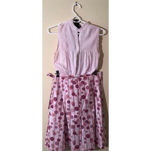 Pink Polka Dot Skirt